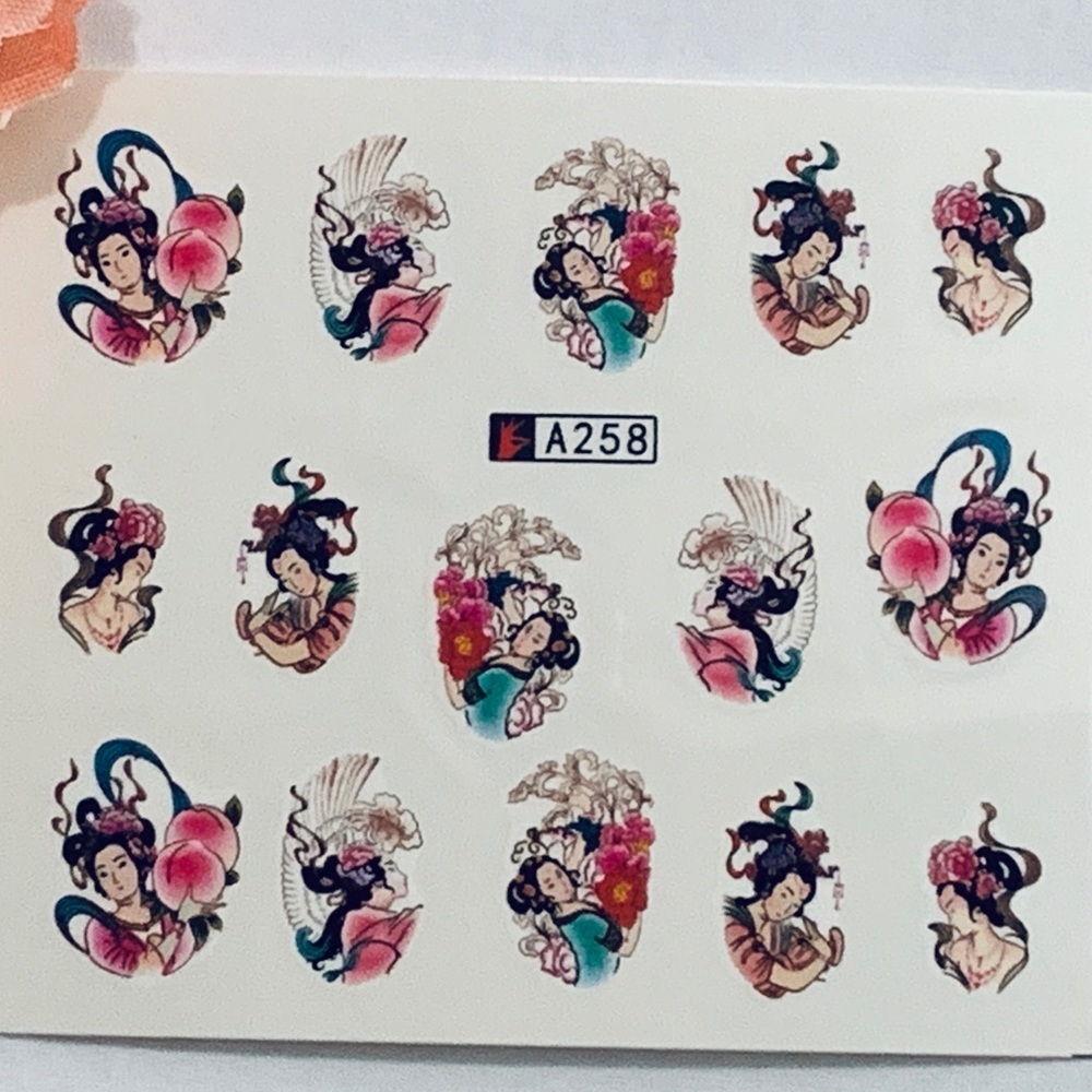 Fingernail Art Nail Decals Waterslide Transfer Stickers - Picture 3 of 4